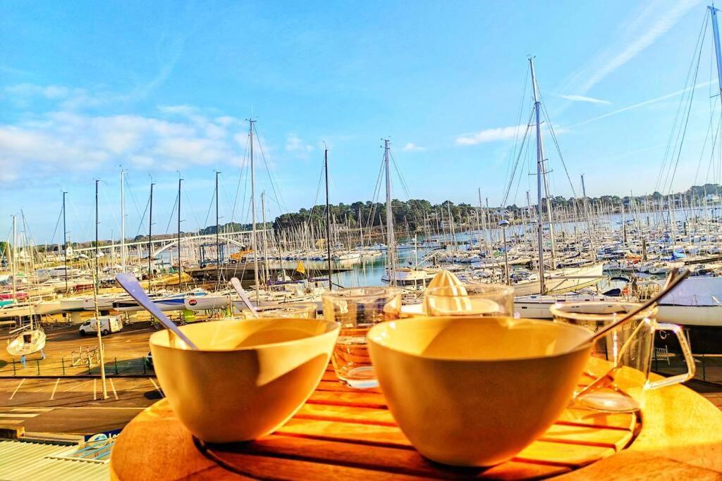 Les Balcons De La Trinite - Vue Sur Mer Et Le Port Exterior photo